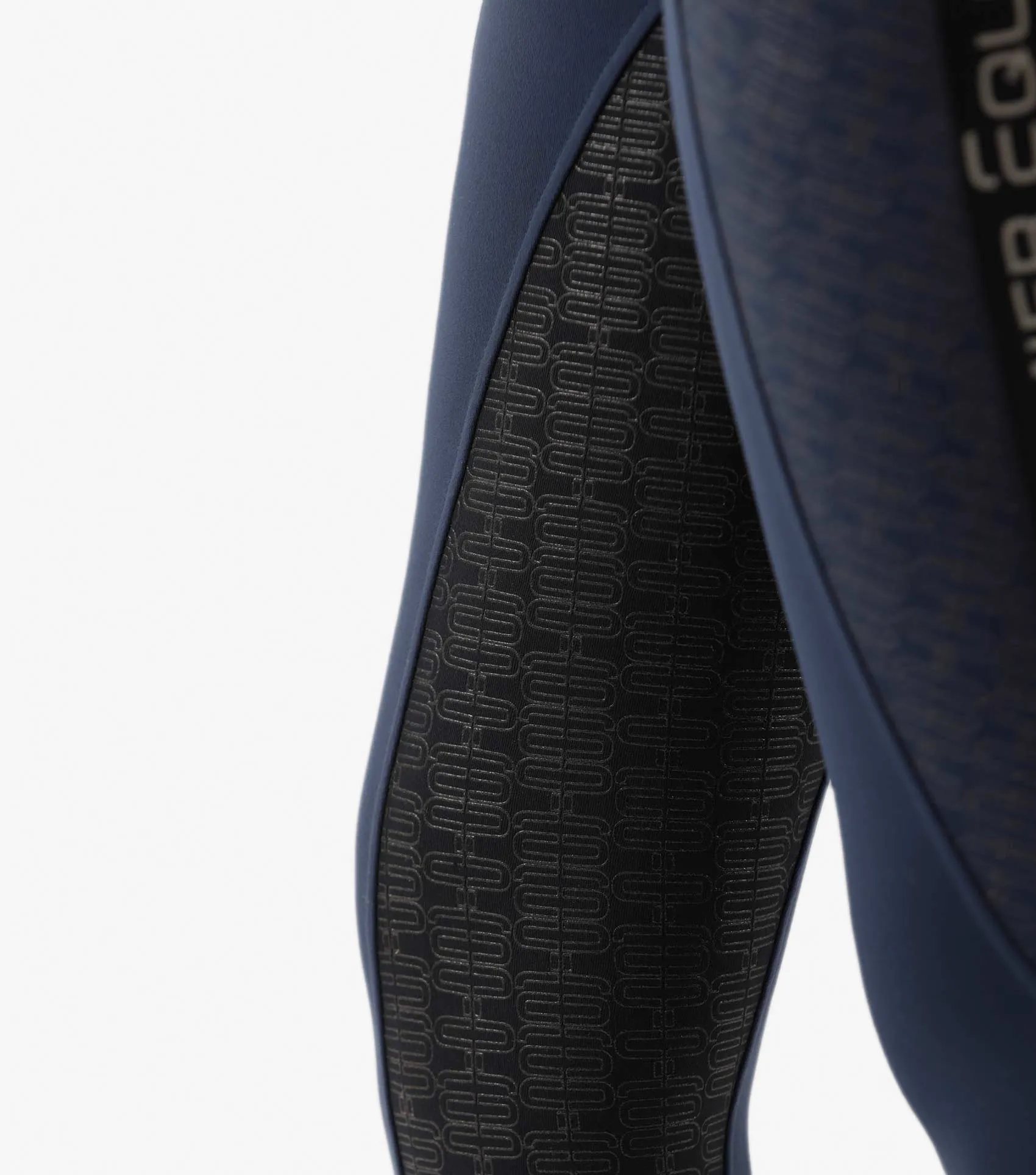 Premier Equine Astrid Girls Full Seat Gel Pull On Riding Tights ( Navy)