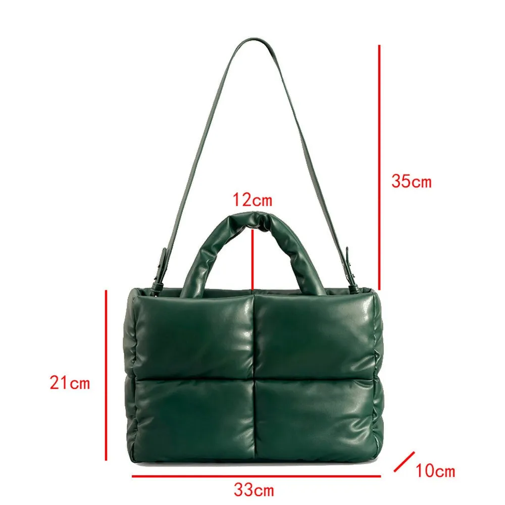 Quilted Puffer Tote Bag