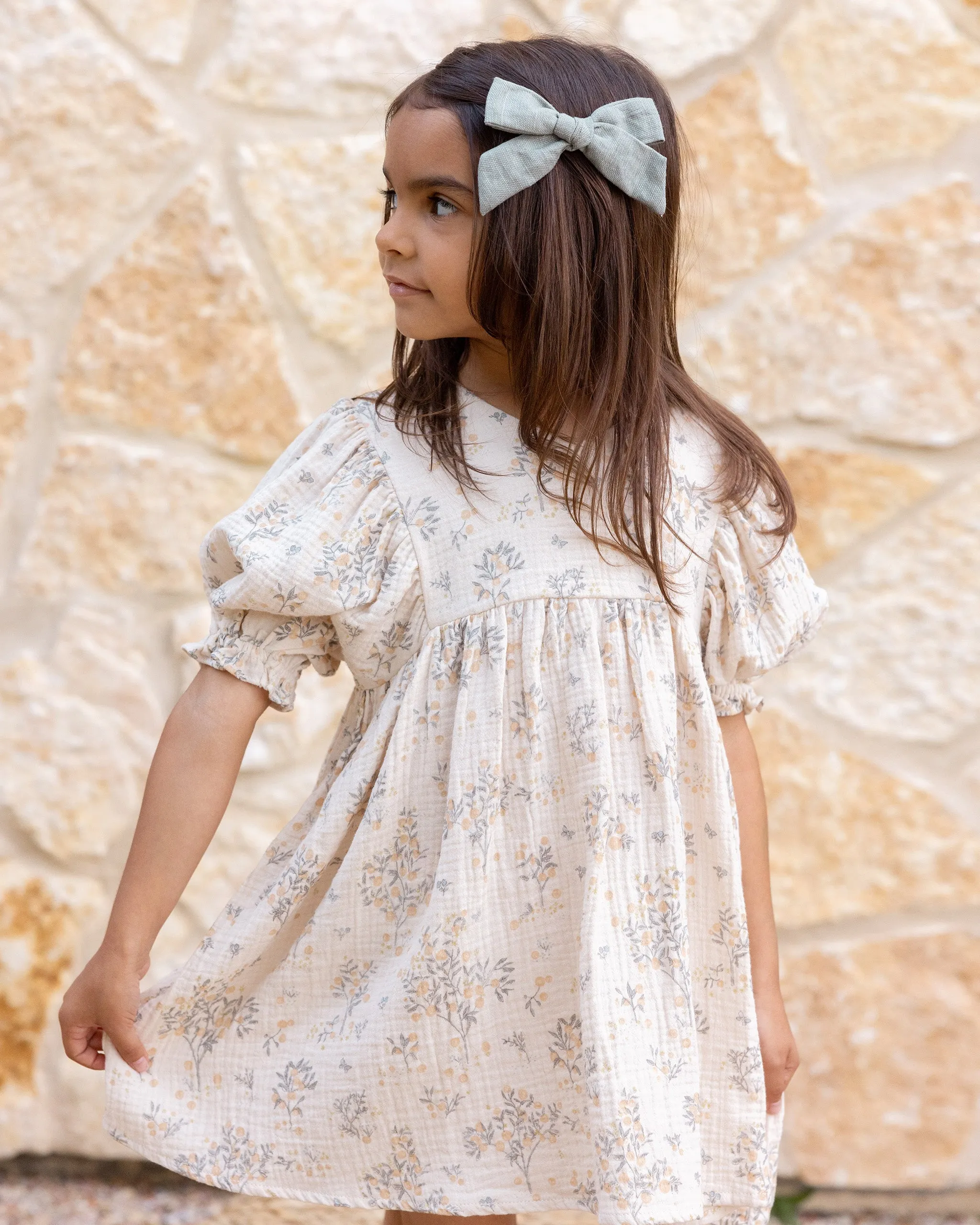 Rylee & Cru Natural Citrus Grove Jolene Dress