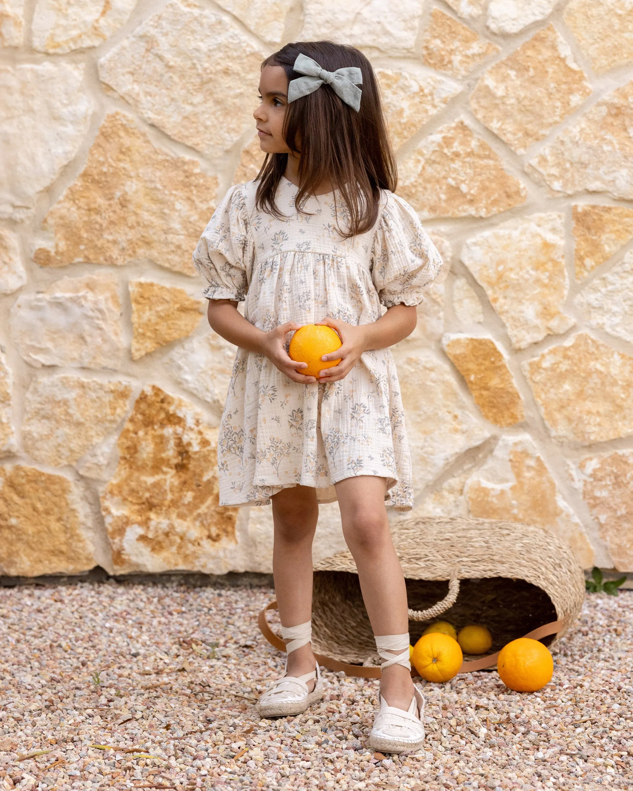 Rylee & Cru Natural Citrus Grove Jolene Dress