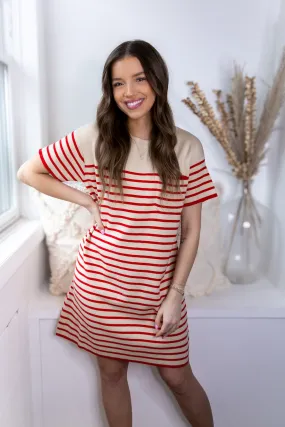 Scarlett Striped Sweater Dress