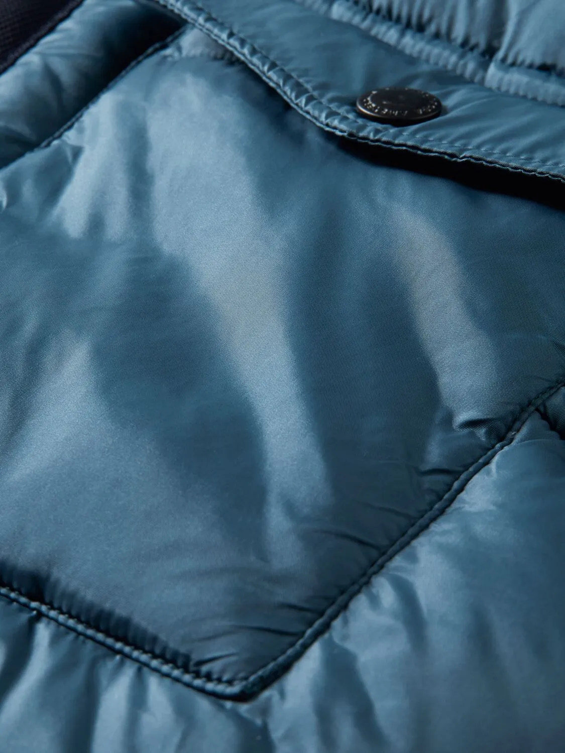 Scotch and Soda Water Repellant Puffer Jacket - Steel