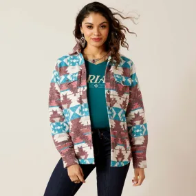 Shacket Shirt Jacket-BAJA JACQUARD