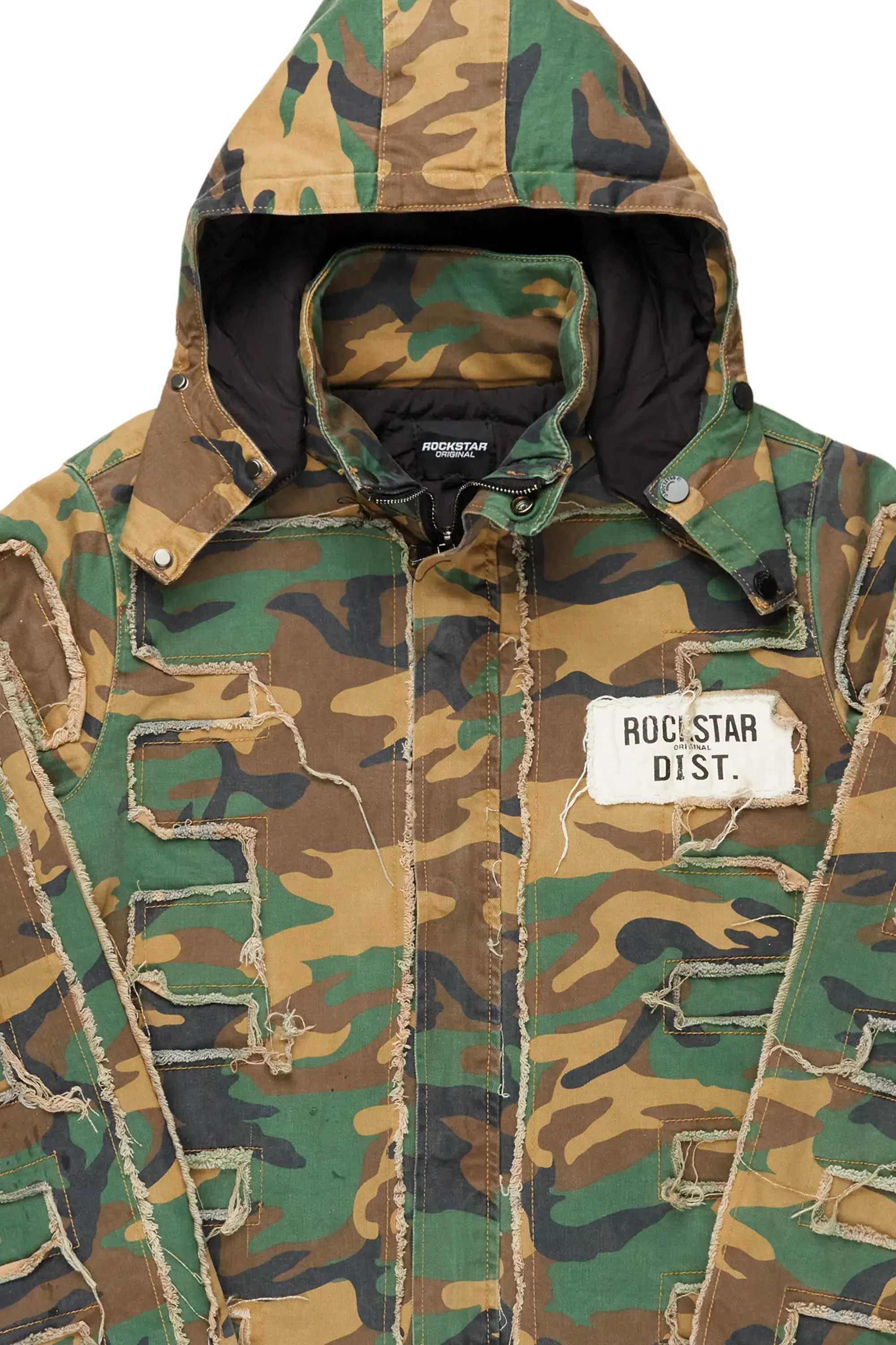Shake Faded Camo Puffer Jacket