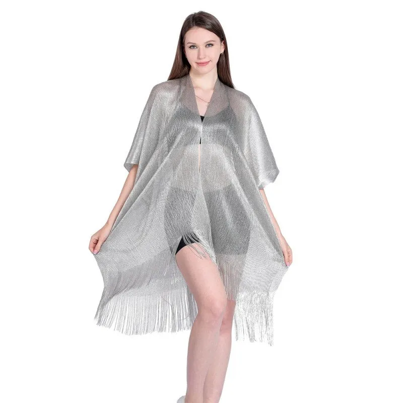 Sparkling Tassel Shawl