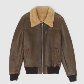 Stewart Bomber Shearling Leather Lumber