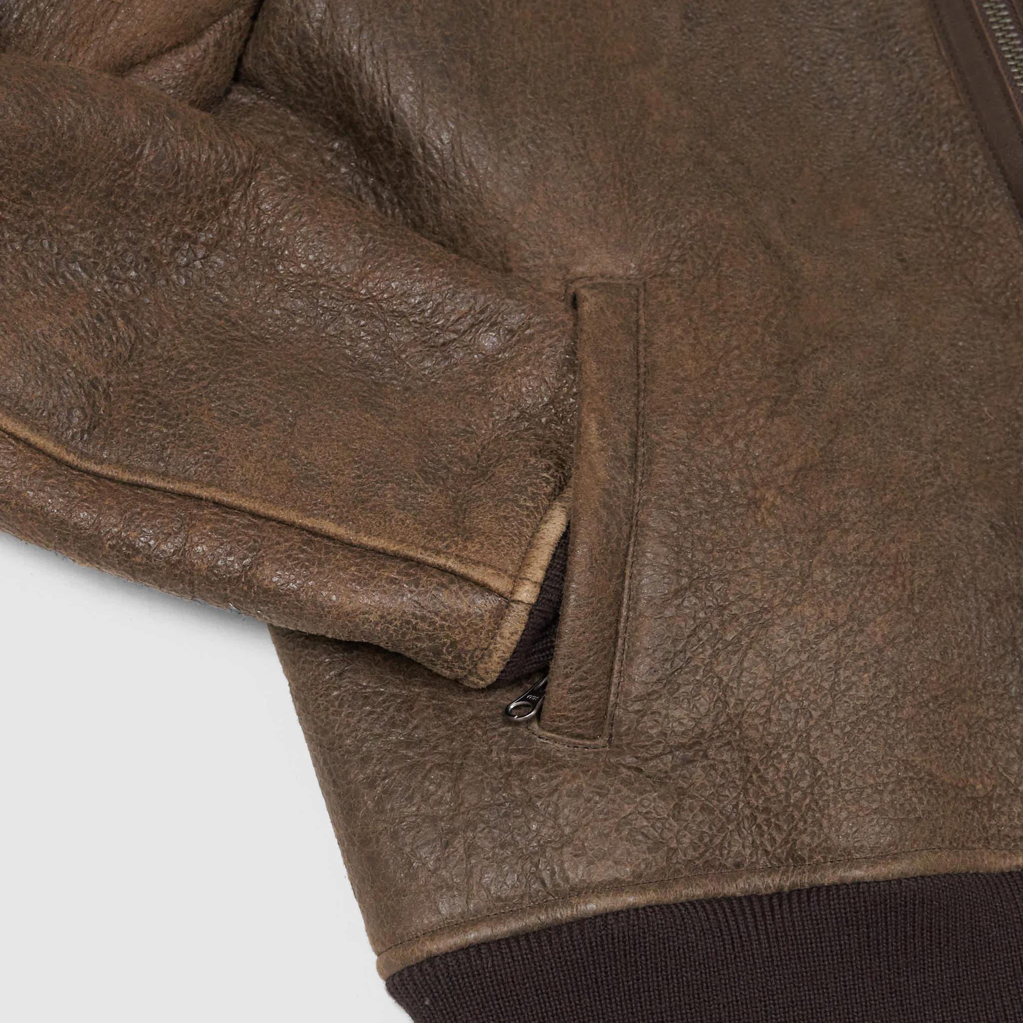 Stewart Bomber Shearling Leather Lumber