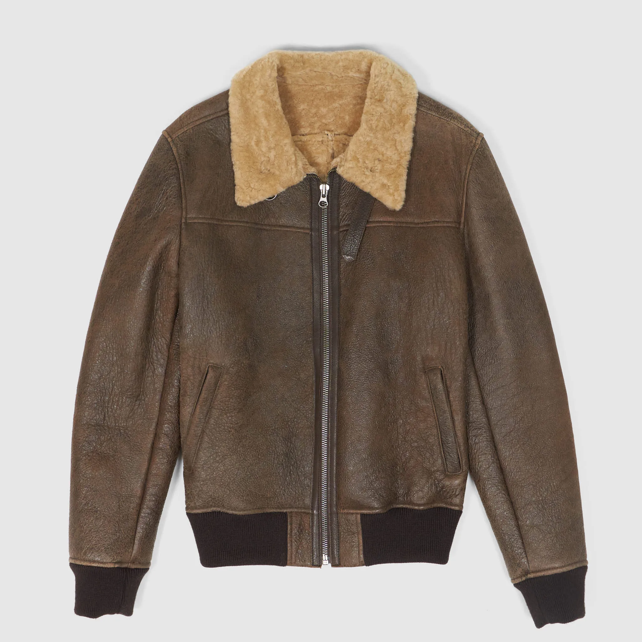 Stewart Bomber Shearling Leather Lumber