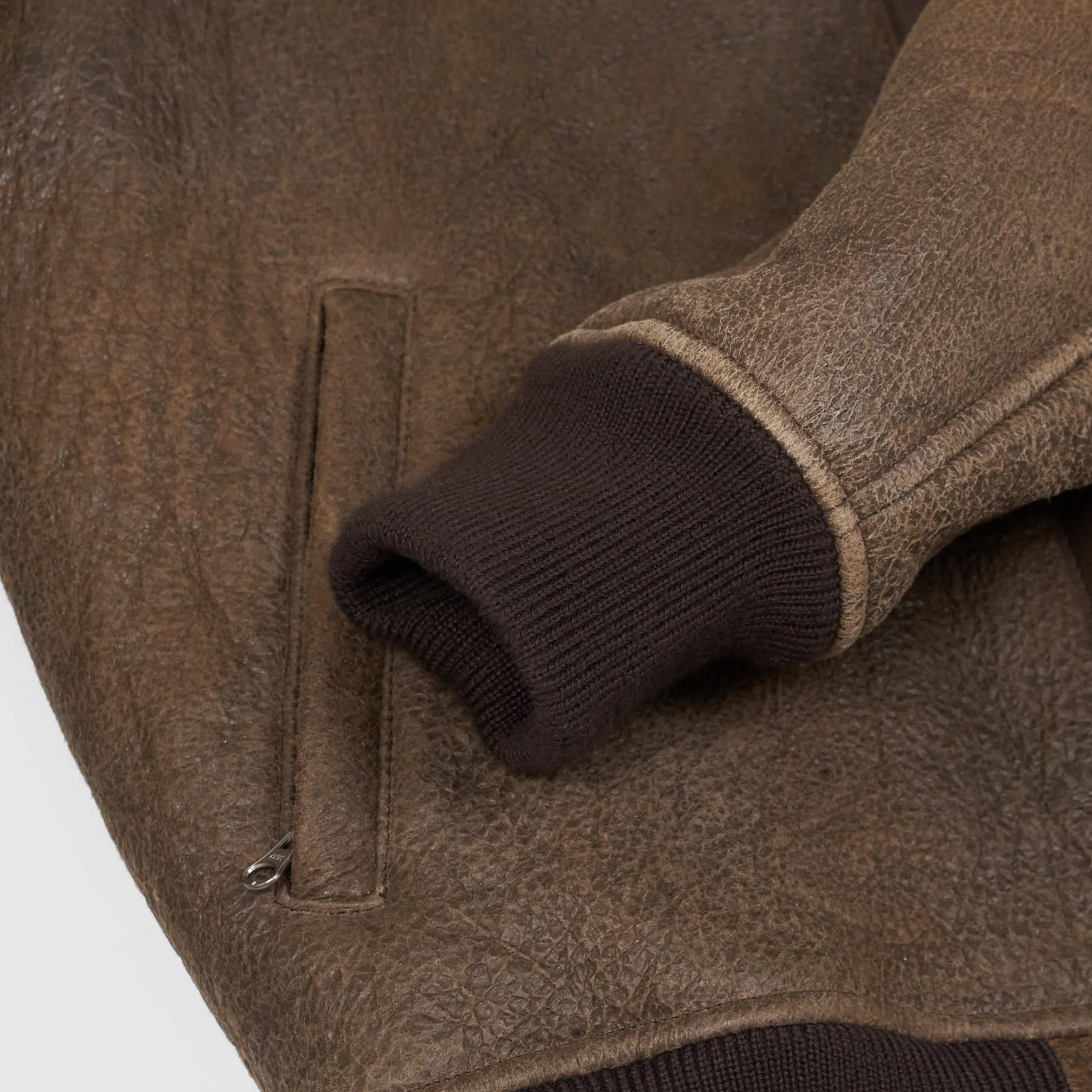 Stewart Bomber Shearling Leather Lumber