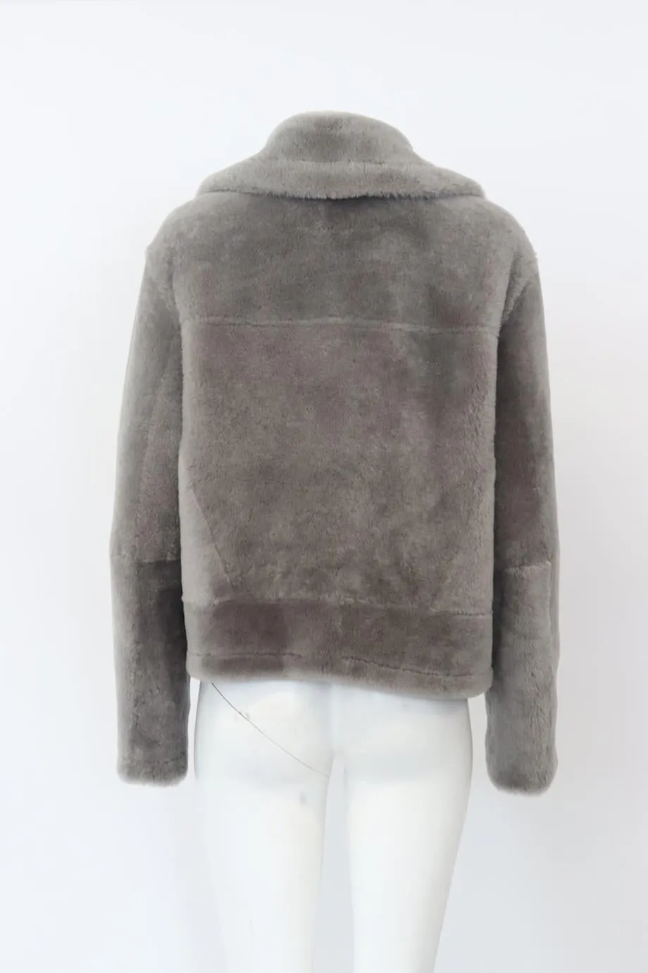 TIBI SHEARLING BIKER JACKET MEDIUM