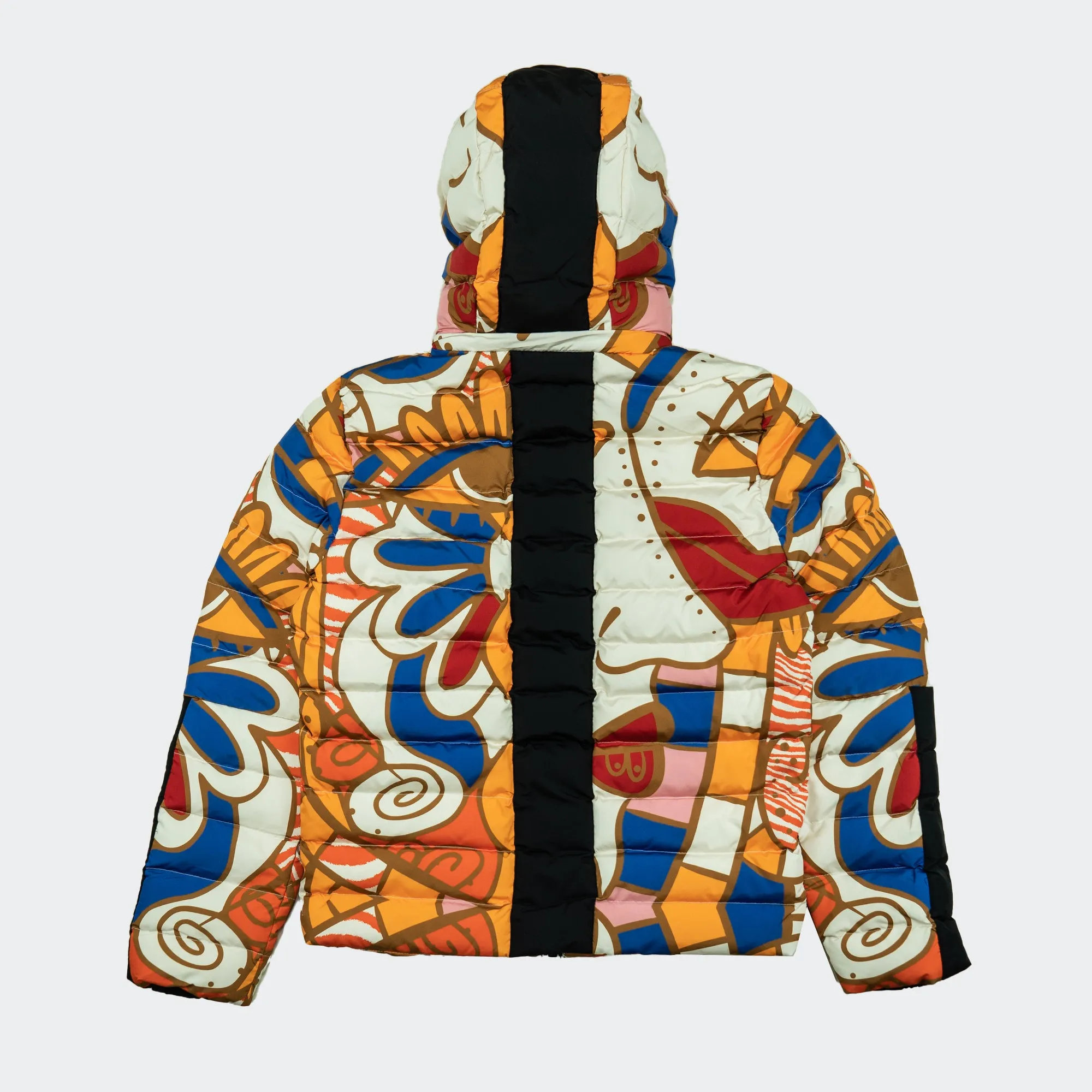 Unisex Roku Studio Abstract Eyes Bubble Jacket Yellow