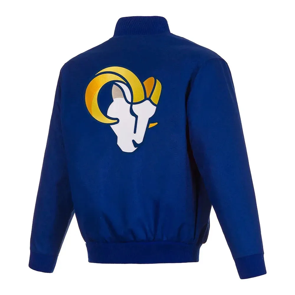 Varsity LA Rams Royal Blue Jacket