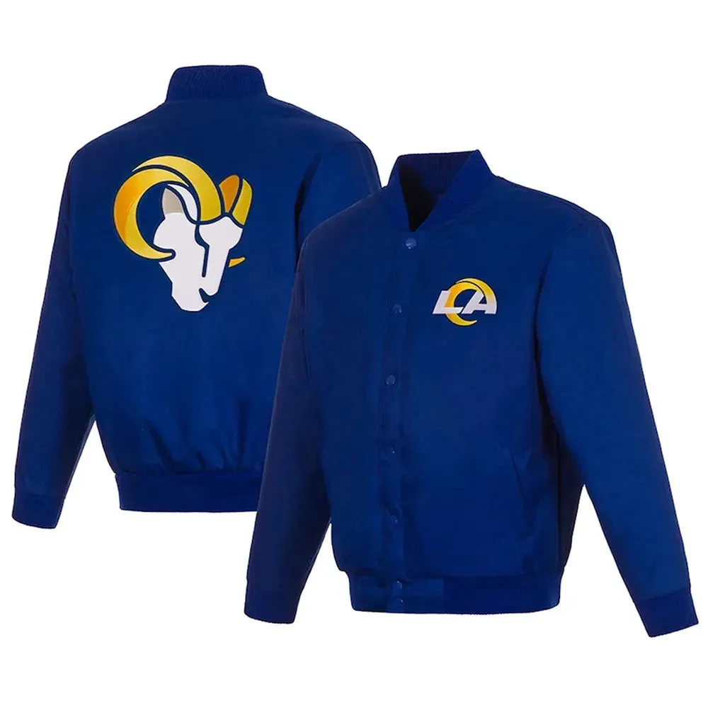 Varsity LA Rams Royal Blue Jacket