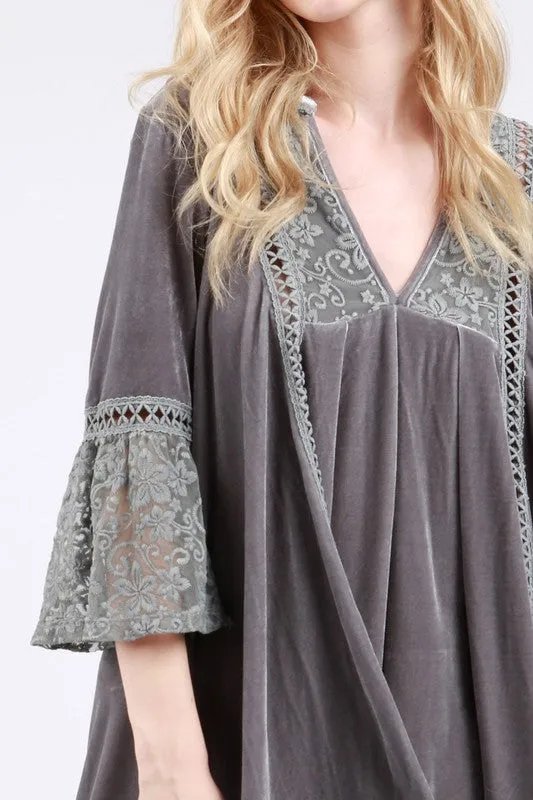 Velvet Lace Babydoll