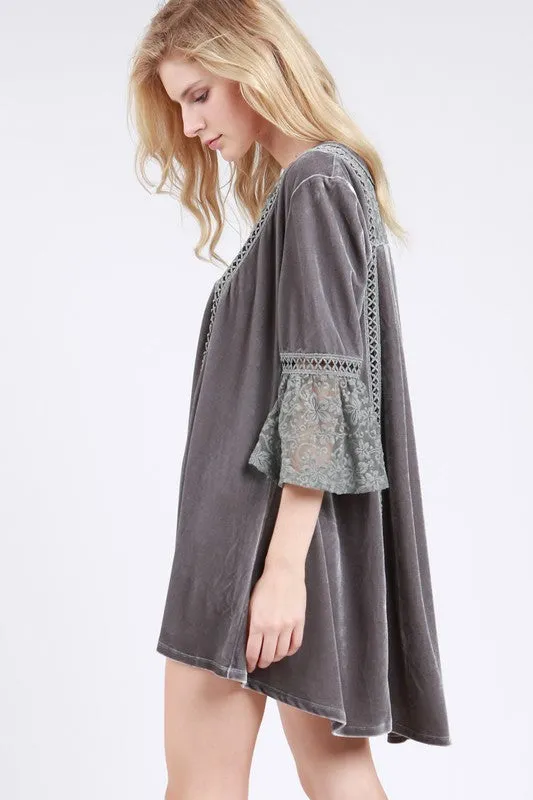 Velvet Lace Babydoll