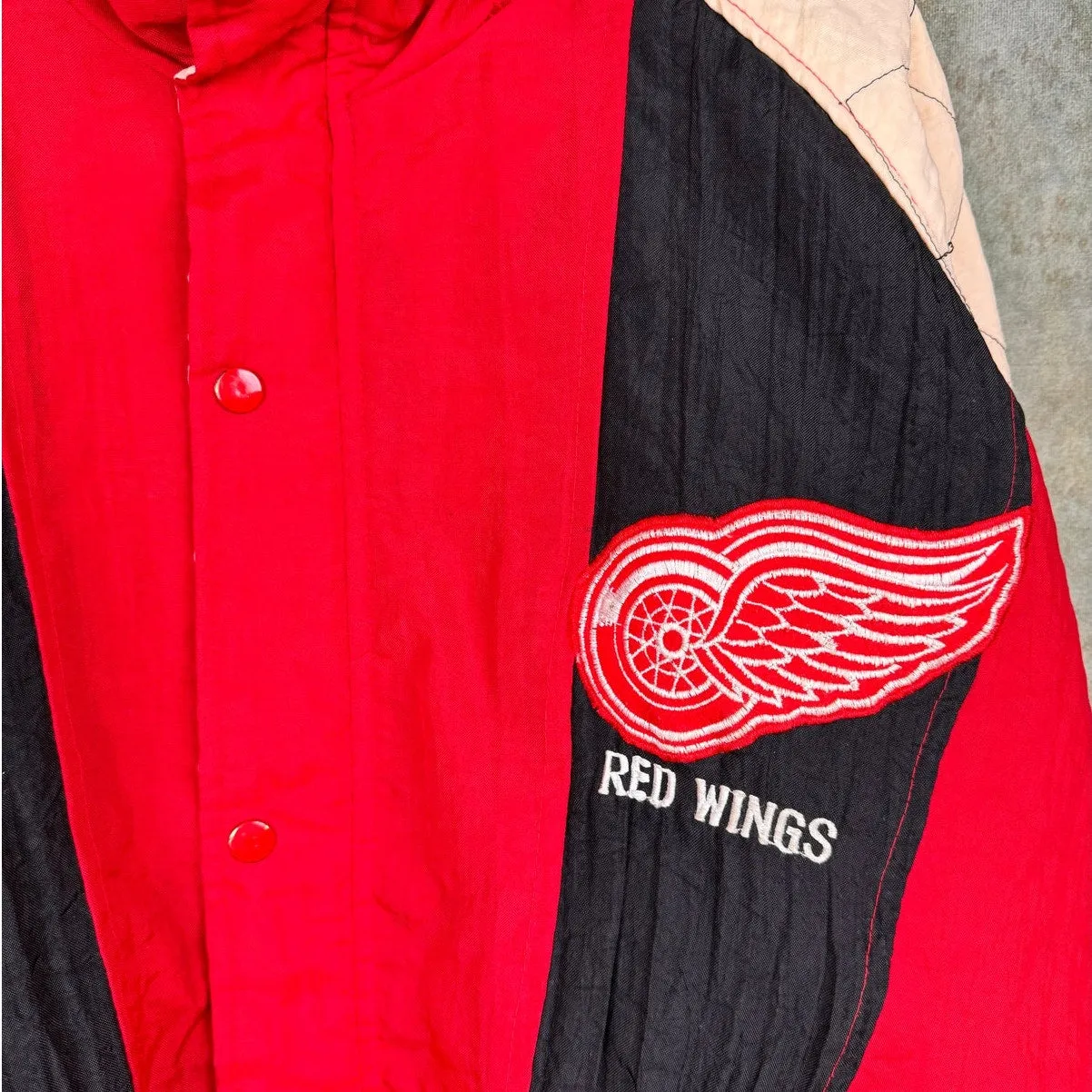 VTG 90s Detroit Red Wings Starter Jacket XL
